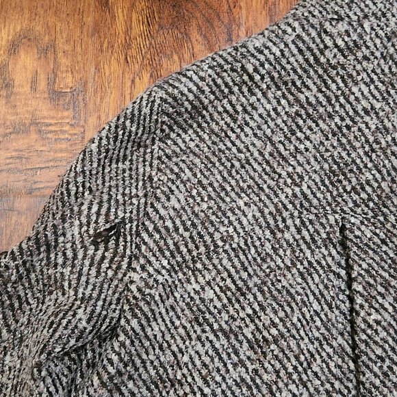 Vintage midi coat with circle pockets - Picture 5 of 5